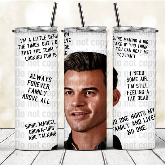 Elijah Mikaelson Quotes - 20oz Skinny Tumbler