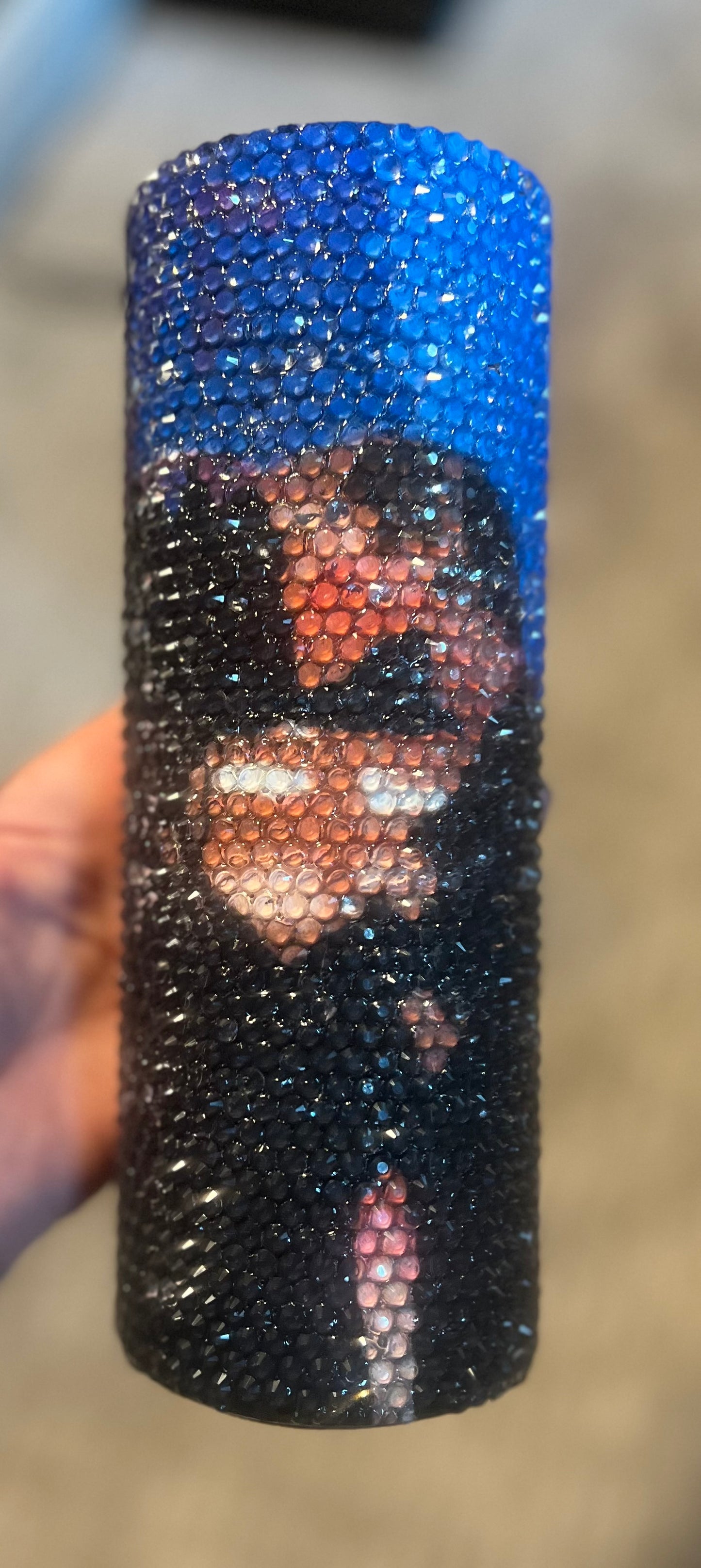 Rhinestone Salvatore Brothers Split Face 20oz Skinny Tumbler