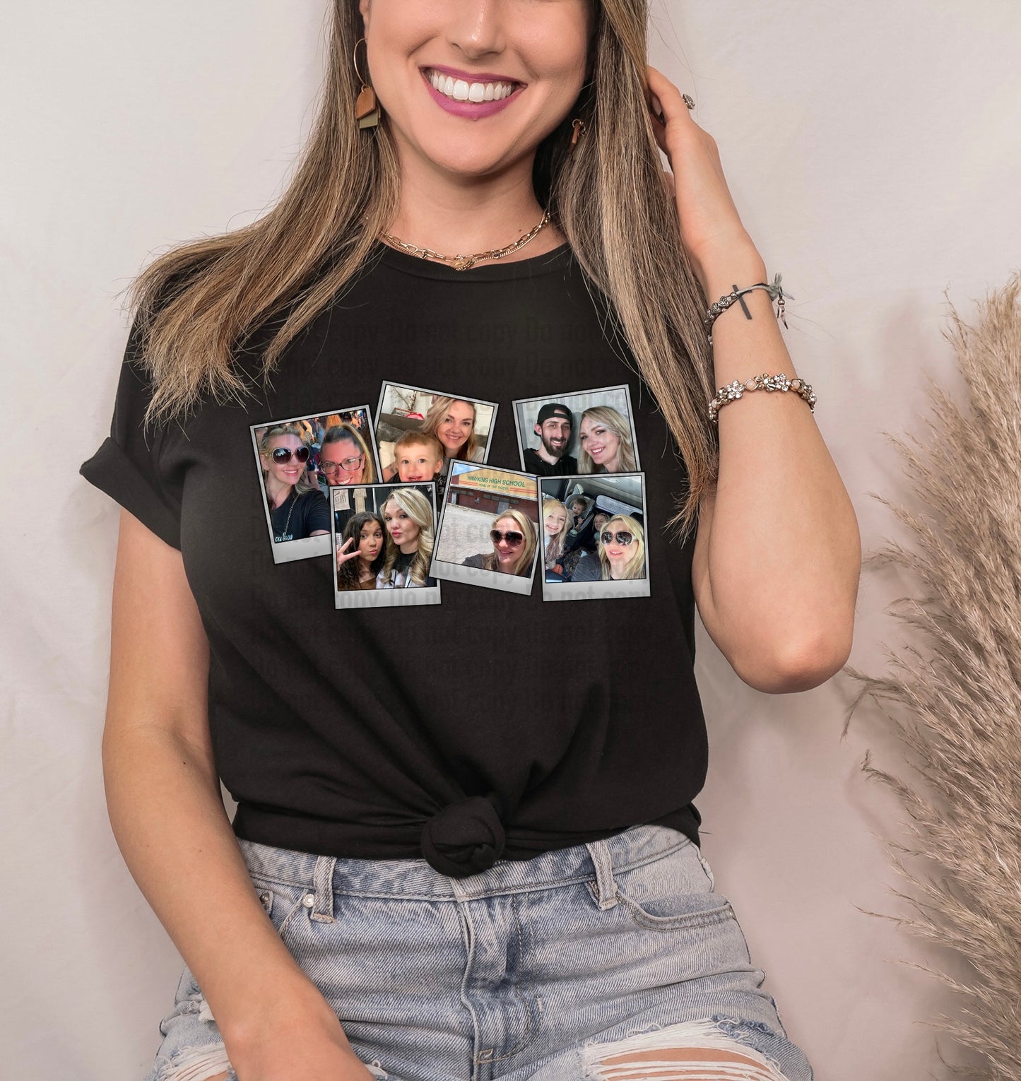 Custom Polaroid Style Shirt With Your Ops/Selfies