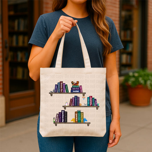 Zodiac Bookshelf (officially licensed)- Tote Bag