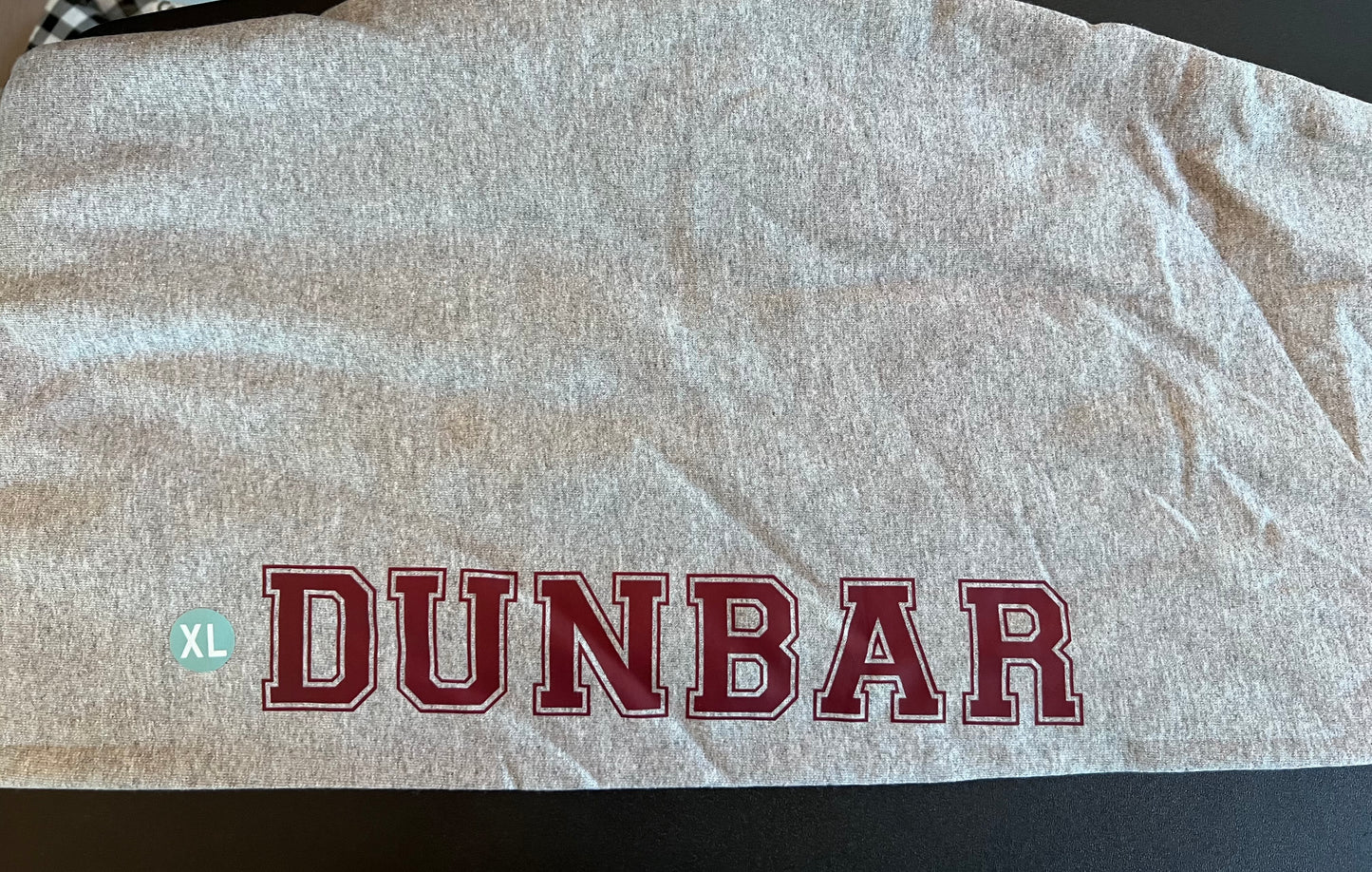 Dunbar Varsity Lettering Gray Sweatpants RTS