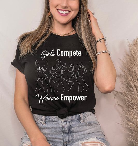 Girls Compete Women Empower Affirmation