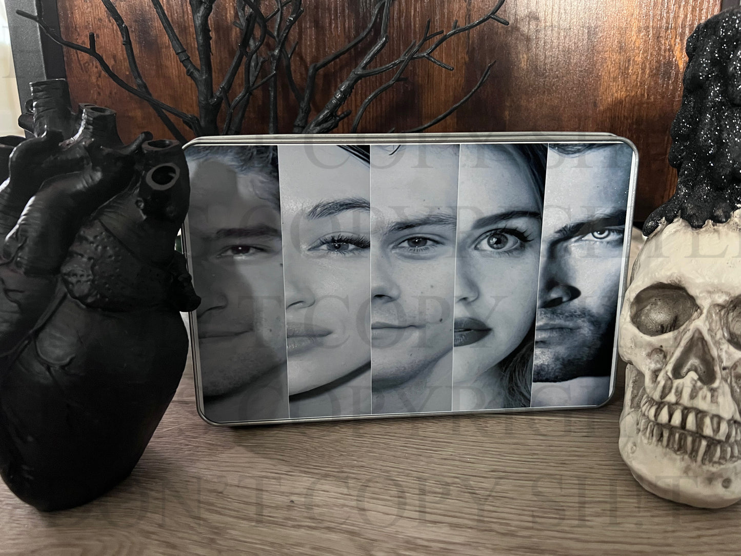 Teen Wolf Squad Faces - Metal Tin Storage Container