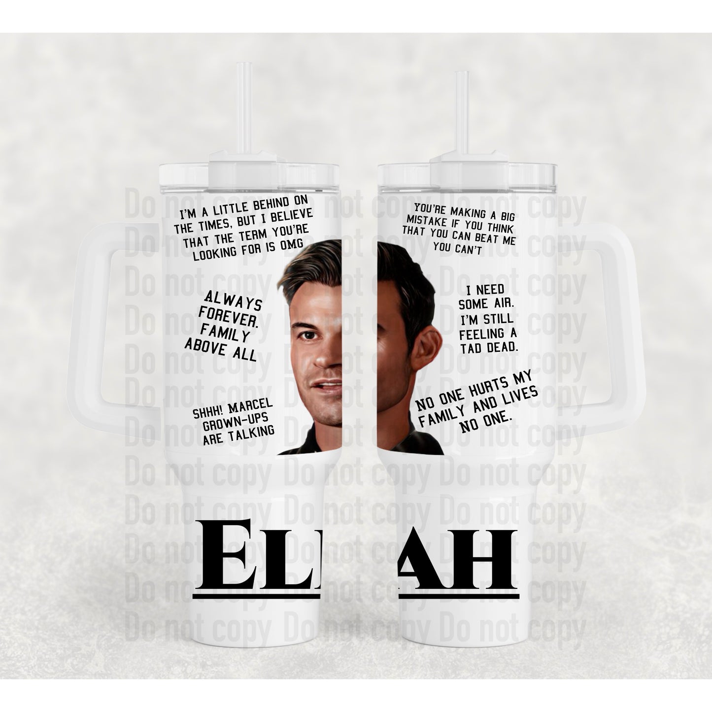 Elijah Mikaelson Quotes 40oz Stanley Dupe