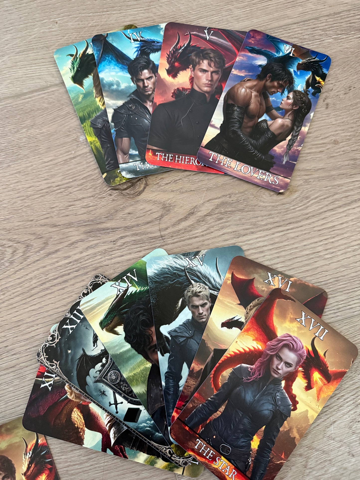 Fan Made Dragon Rider Tarot Cards