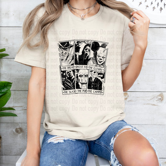 Horror Tarot All Black