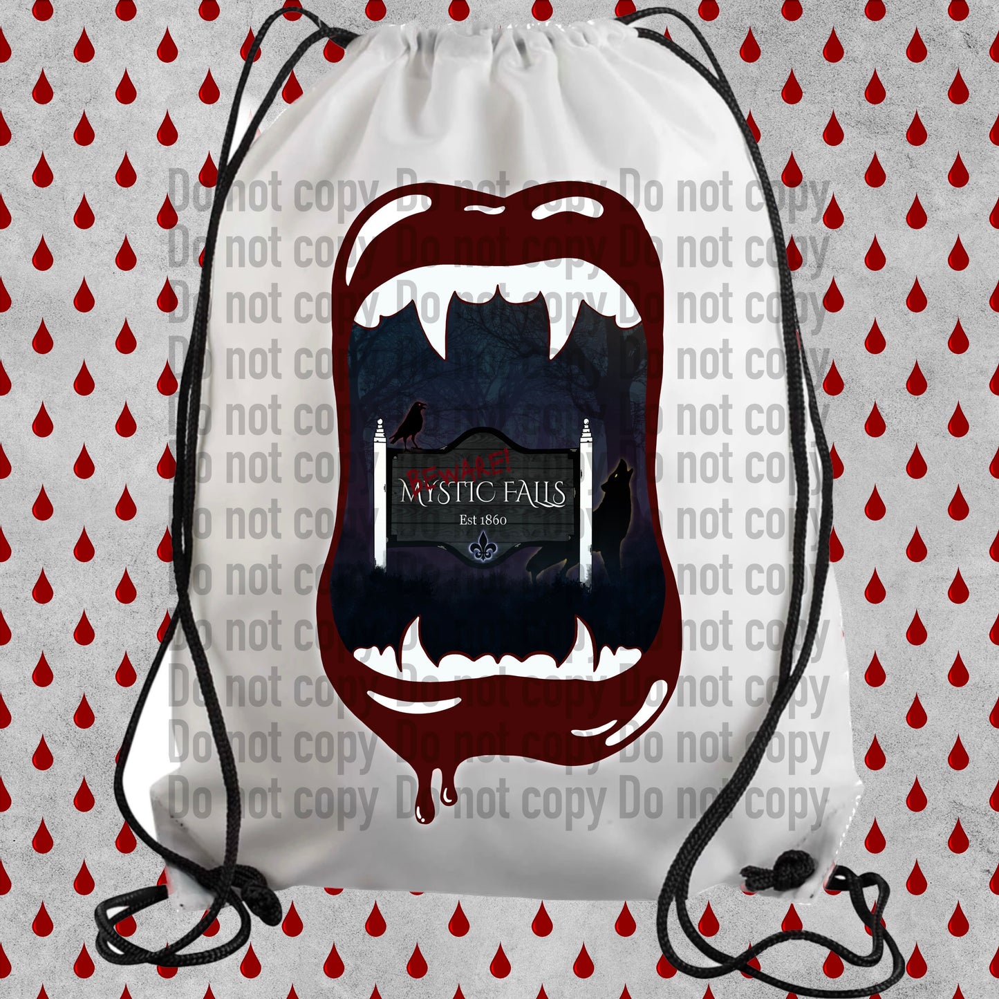 Multiple Styles TVD The Originals Salvatore Mikaelson Cinch Bags
