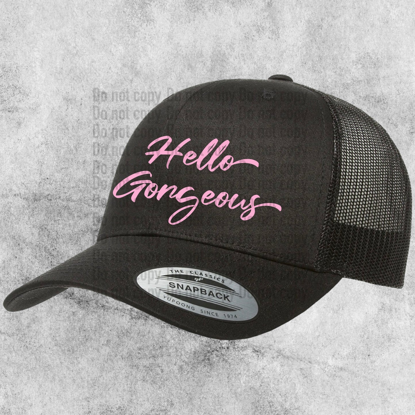 Phrases Hello TVD TO Trucker Hat