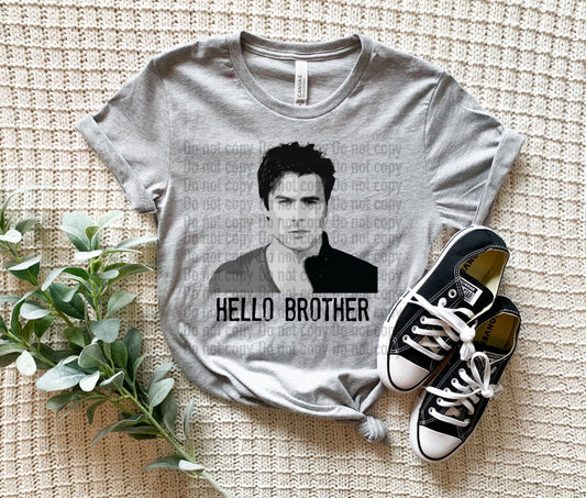 Hello Brother Salvatore Brothers Split Face BW