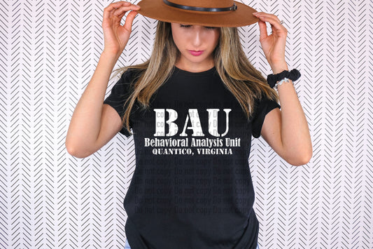 BAU Criminal Minds Quantico - T-Shirt & Hoodie