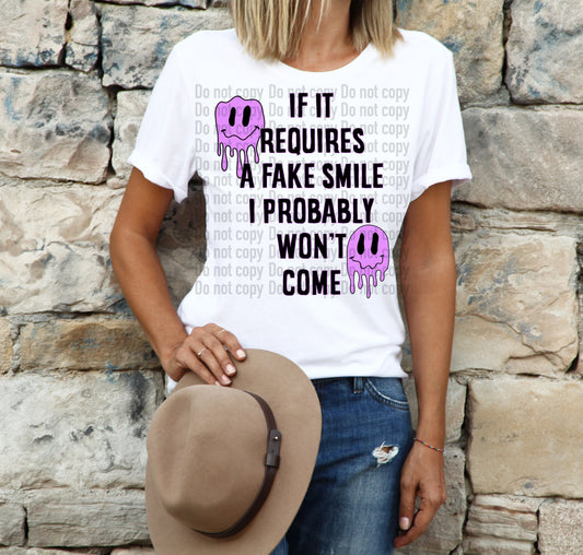 Fake Smile - T-Shirt & Hoodie