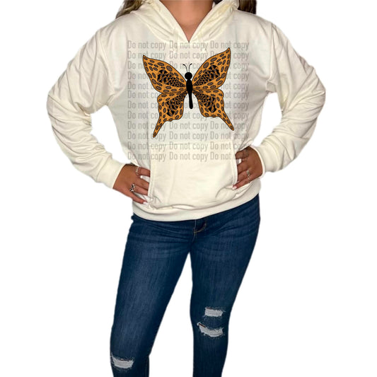 Leopard Butterfly Head On - T-Shirt & Hoodie
