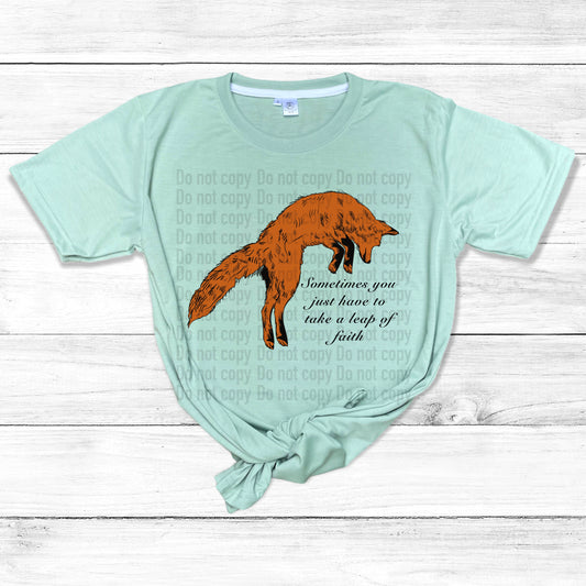 Leap Of Faith Fox Wilderness - T-Shirt & Hoodie
