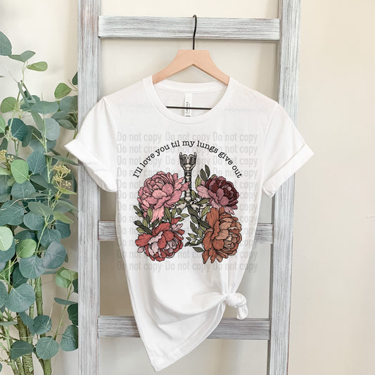 My Lungs Floral - T-Shirt & Hoodie